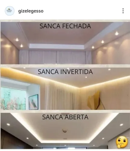 Forro de gesso e divisoria