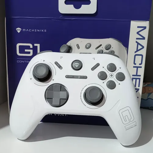 Controle Machenike G1 | Hall Effect Branco | Novo