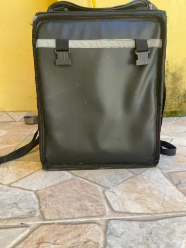 Bag motoqueiro 120L nova completa em couro 