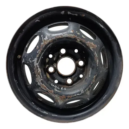 Roda Ferro Vw Saveiro Voyage Gol G1 G2 G3 Aro 13 Preto