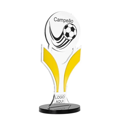 Troféu personalizado em acrílico