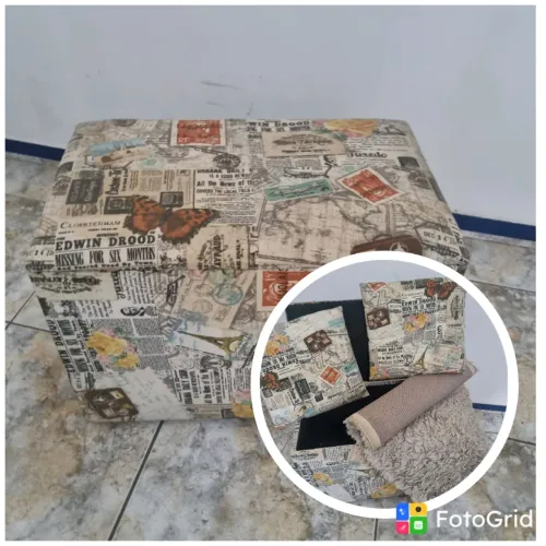Baú com Almofadas e Tapete $ 150.00 Retirada bairro Matão- Sumaré 