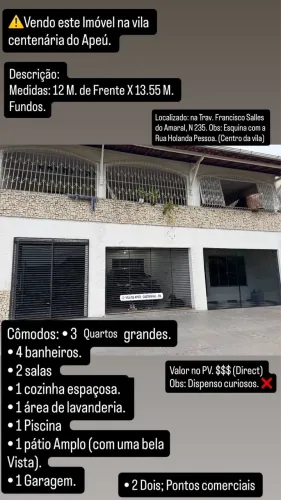 Venda de casa imóvel