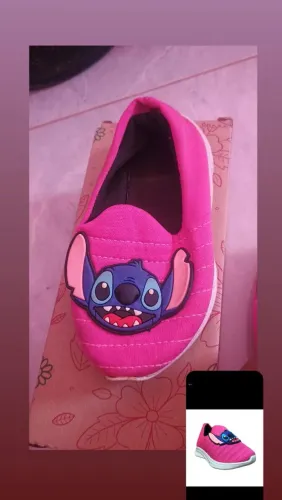 Tênis do Stich tamanho 25 , Sapatilha tamanho 27