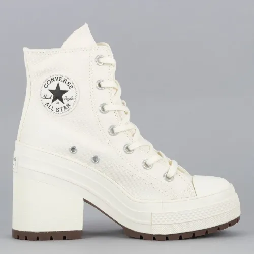 Coturno Coturno Tênis Converse Chuck 70 De Luxe Heel Areia Número 34