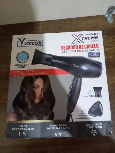 Secador Viccoli Xtreme Dura 5000W | Pouquíssimo Uso | Completo