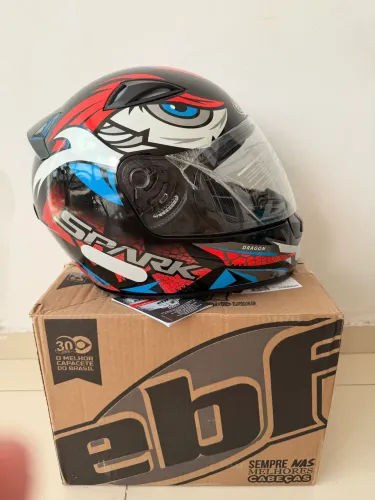 Capacete Ebf Novo na Caixa Spark Dragon TAM 58 e 56