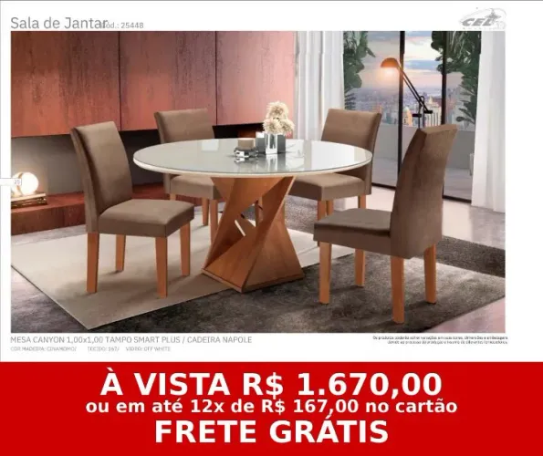 MESA 4 CADEIRAS