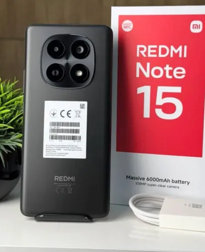 Lançamento Da Xiaomi --- Note 15 - 256/8 GLOBAL - Preto - Novo ----- Lacrado + Entrega