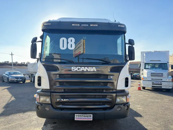 Scania P340 2008 toco 4x2 raridade baixo km