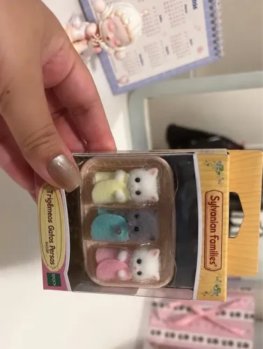 Trigêmeos gatos persas - Sylvanian Families lacrado