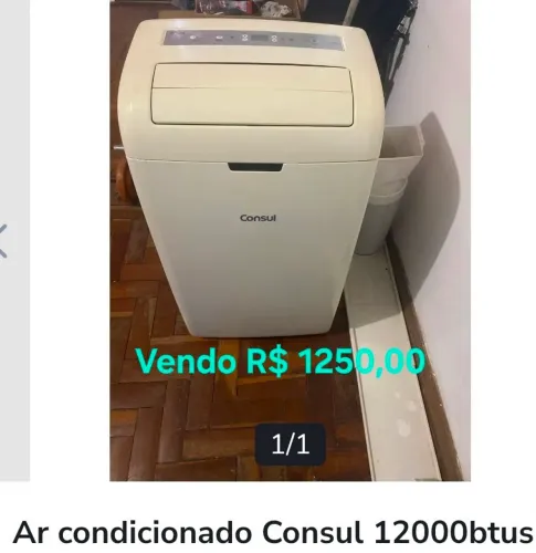 Ar Condicionado Consul 12mil btus Portátil