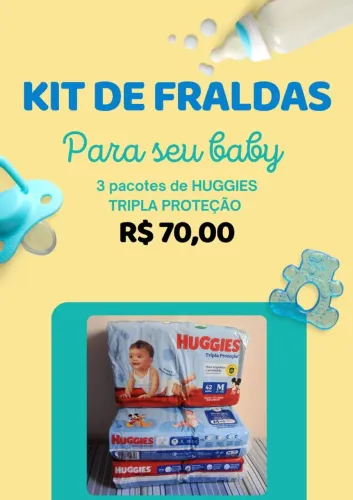 Fralda descartável 