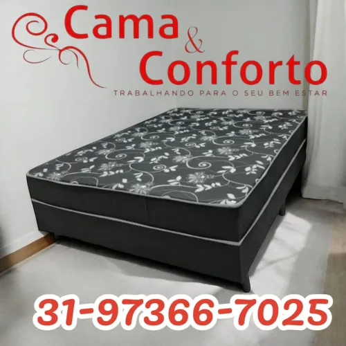 CAMA BOX CASAL / FRETE GRÁTIS / IMPERDÍVEL !!!!!!!