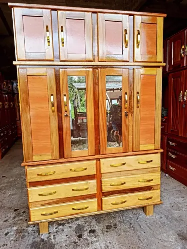 Guarda roupa de casal novo - modelo de 4 portas 6 gavetas completo!