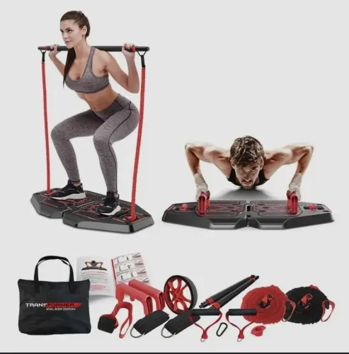 KIT COMPLETO ACADEMIA EM CASA POLISHOP 