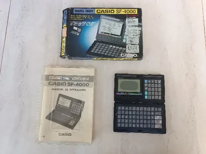 Casio Digital Diary SF-4000 Vintage - Organizador Eletrônico Vintage dos anos 80.