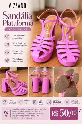Sandália plataforma