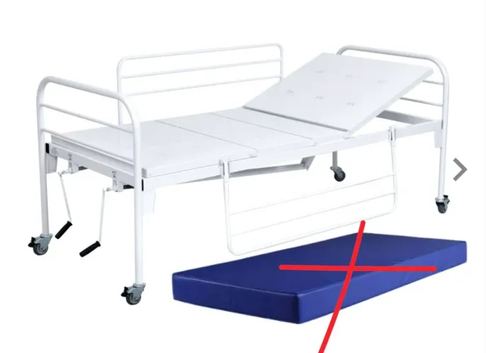 Cama hospitalar sem colchão