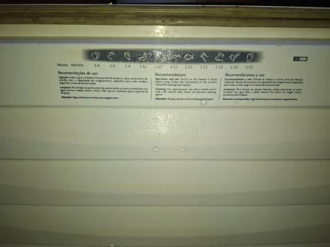 Freezer horizontal