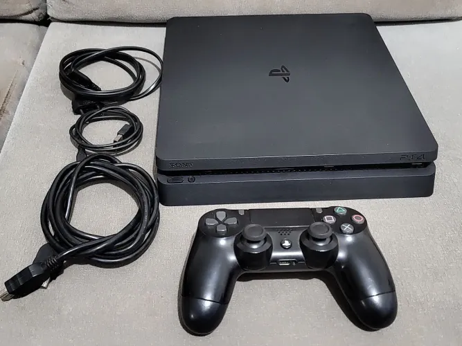 PS4 Slim C HD 500gb Completo