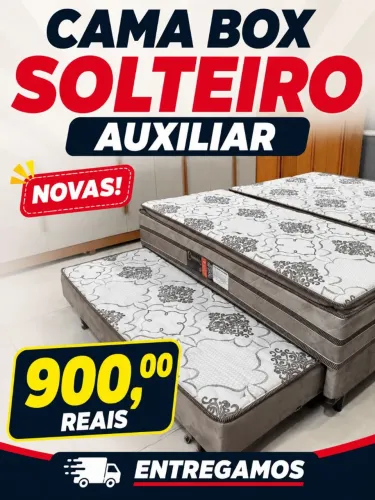 CAMA SOLTEIRO AUXILIAR NOVAS