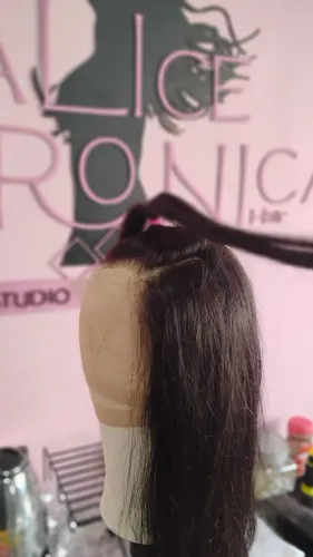 Prótese Capilar Top Closure e Frontal - Cabelo Humano (Natural)