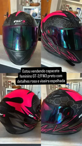 Capacete feminino GT-2/FW3