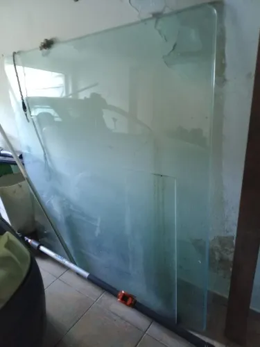 Tampo de vidro de mesa grande