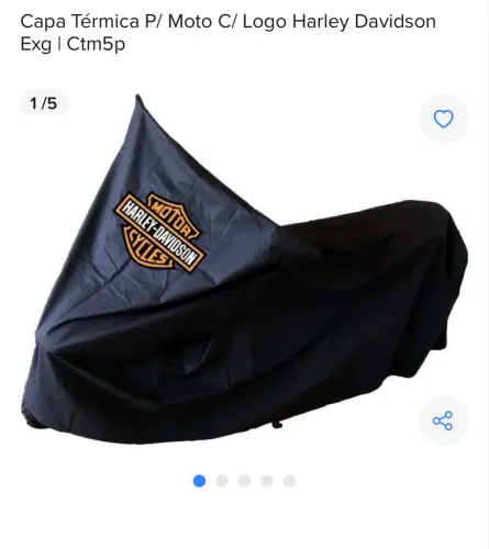 Vendo capa de moto harley