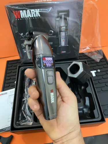 Máquina de cortar cabelo WMark Profissional Lacrada 