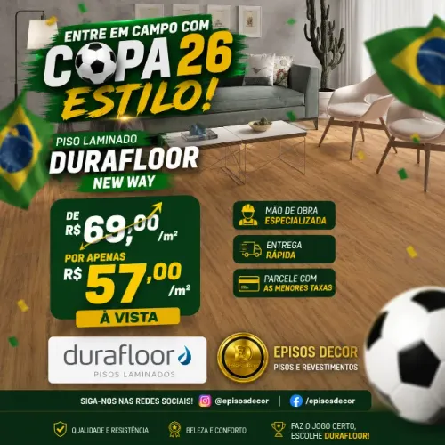 Piso Laminado Durafloor New Way