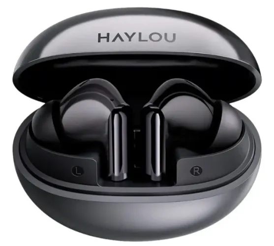 Fones de ouvido sem fio HAYLOU Flowbuds N55 com cancelamento de ruído adaptativo LDAC 6.0