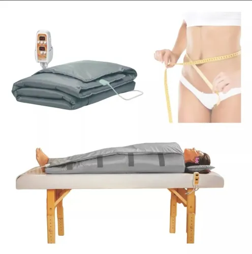Vibro Manta Massageadora Bioterm Corpo Inteiro Cinza Bivolt