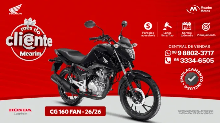 CG FAN 160 - HONDA 2026/2026