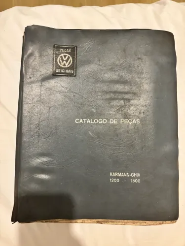 Catálogo de peças Karmann Ghia