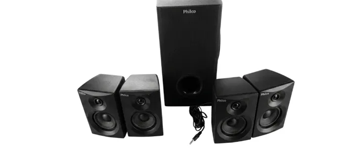 Subwoofer Philco 5.1 - caixas de som -Somente hoje