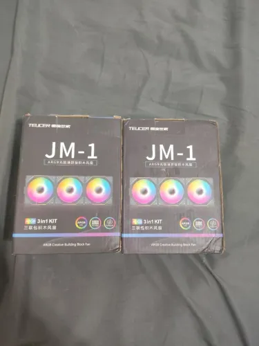 KIT DE 6 FANS TEUCER JM-1 (NUNCA USADAS)