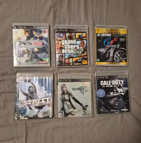 Jogos de ps3 100 reais todos ,30 reais a unidade