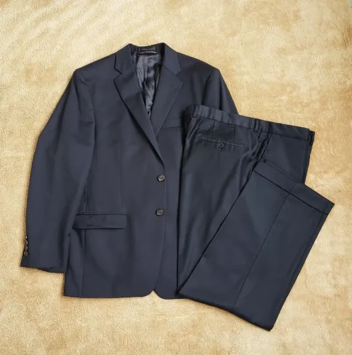 Terno Ralph Lauren Super 120's Lã Pura Importado Estado de Novo Desapego Oportunidade