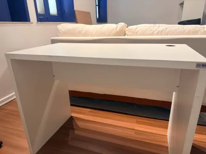MESA ESCRITÓRIO BRANCA