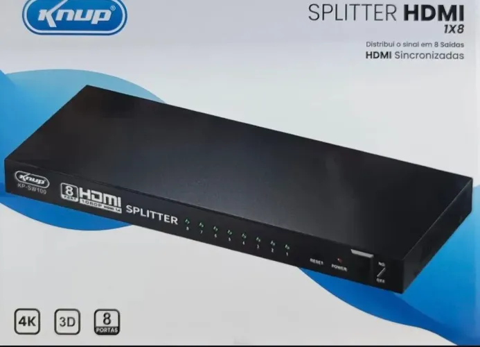 SPLITTER HDMI 1X8 4K 3D REF.: KP-SW100