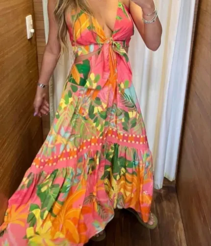 Vestido farm tropical G