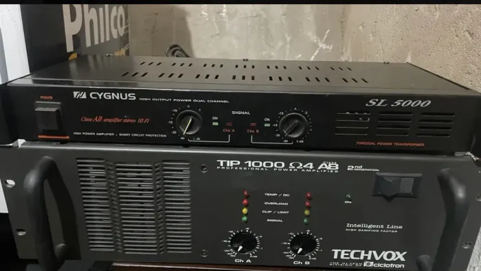 Amplificador Cygnus Sl 5000 Classe Ab Estéreo Hi-fi (Usado)
