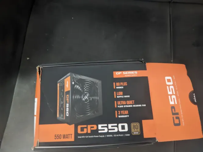 Fonte Aigo Darkflash GP 550, 550w, plus bronze, Preto