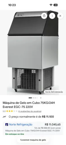 Máquina de gelo