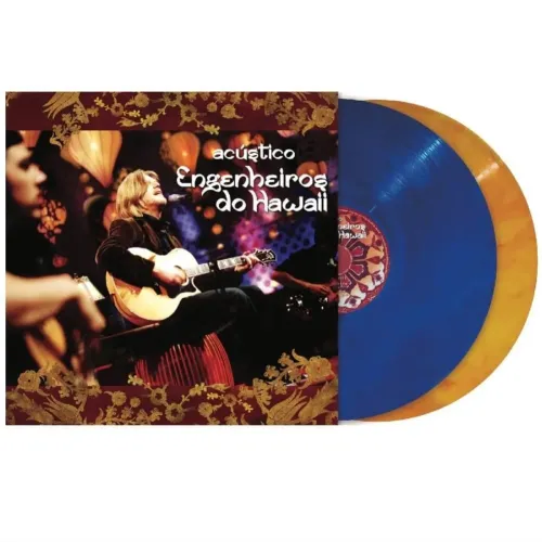 LP Vinil Engenheiros do Hawaii - Acústico (2004) 2LP Amarelo e Azul