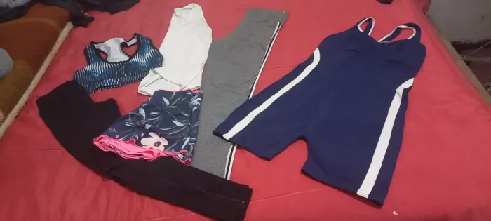 kit 16 peças academia tam p..há outros modelos e tamanhos ZAP *