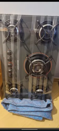 Cooktop Brastemp a gás.