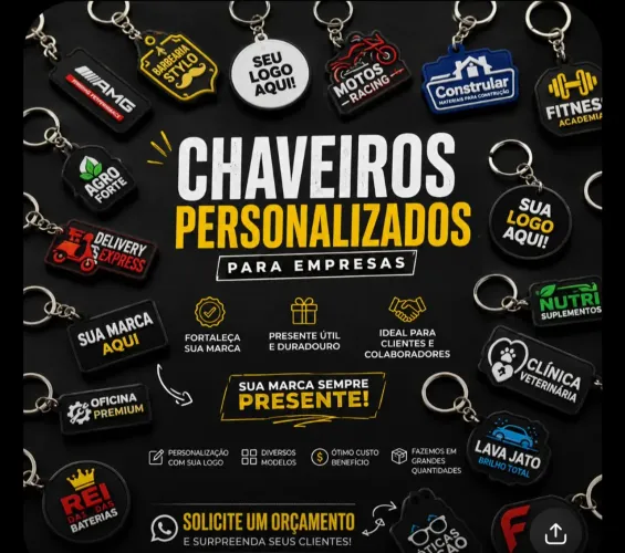 CHAVEIROS, BRINDES PARA EMPRESAS.